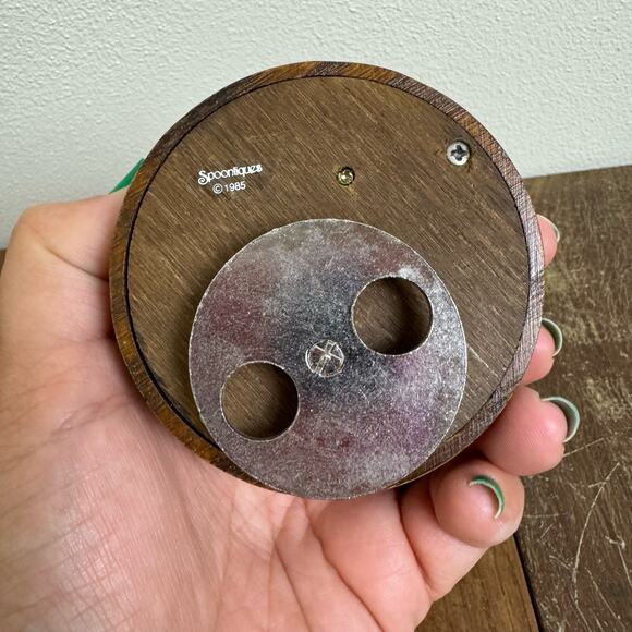 1985 SPOONTIQUES Juggling Clown Gold Pewter Crystal Balls Music Box‎ - Picture 5 of 8